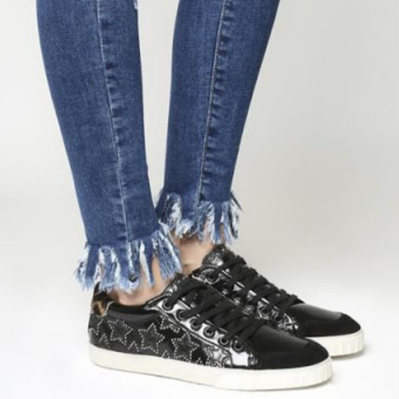 Ash Shoes - NEW Ash Majestic Star Black Leopard Trainers